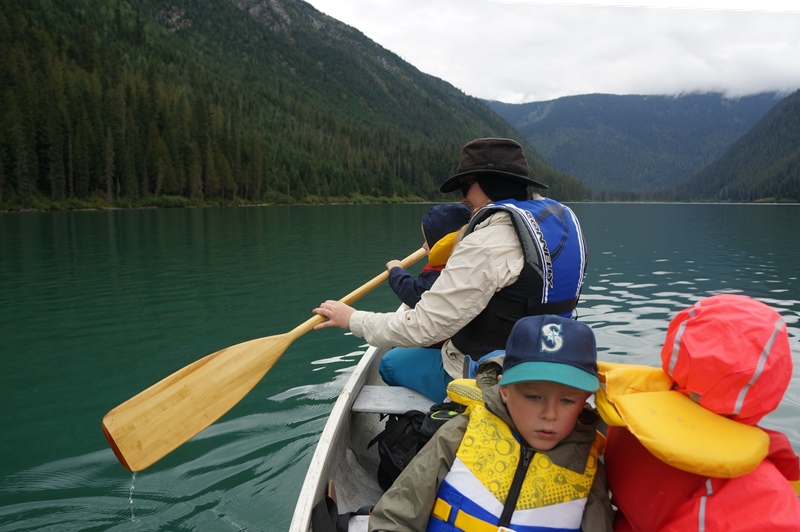 Family Canoeing on Greenbush Lake