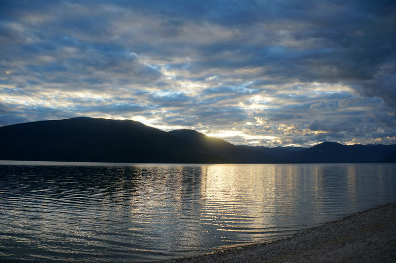 Sunset, Murtle Lake, BC